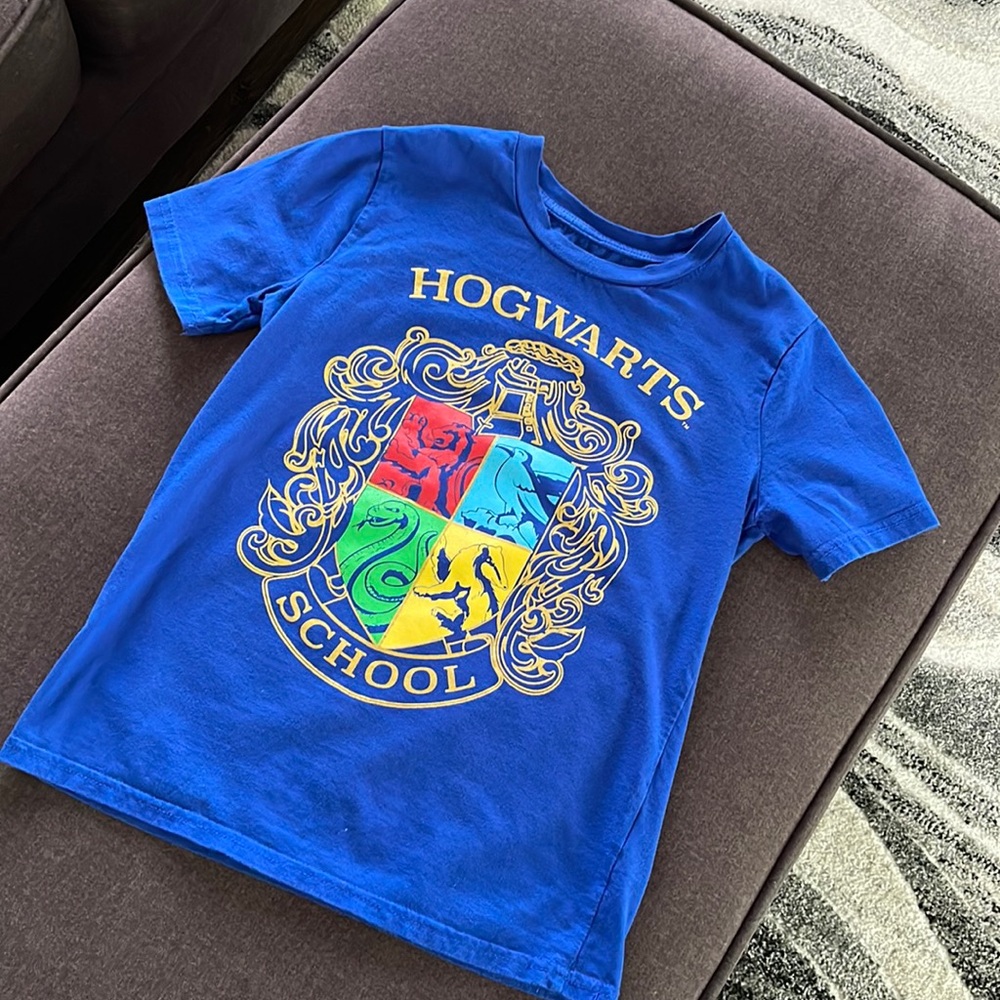 Harry Potter Short-sleeve Blue Tee Shirt 10/12 Children's